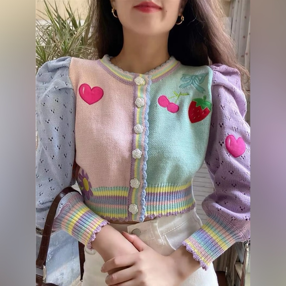 Loveshacfancy Cardigan size S NWT. - Picture 6 of 8